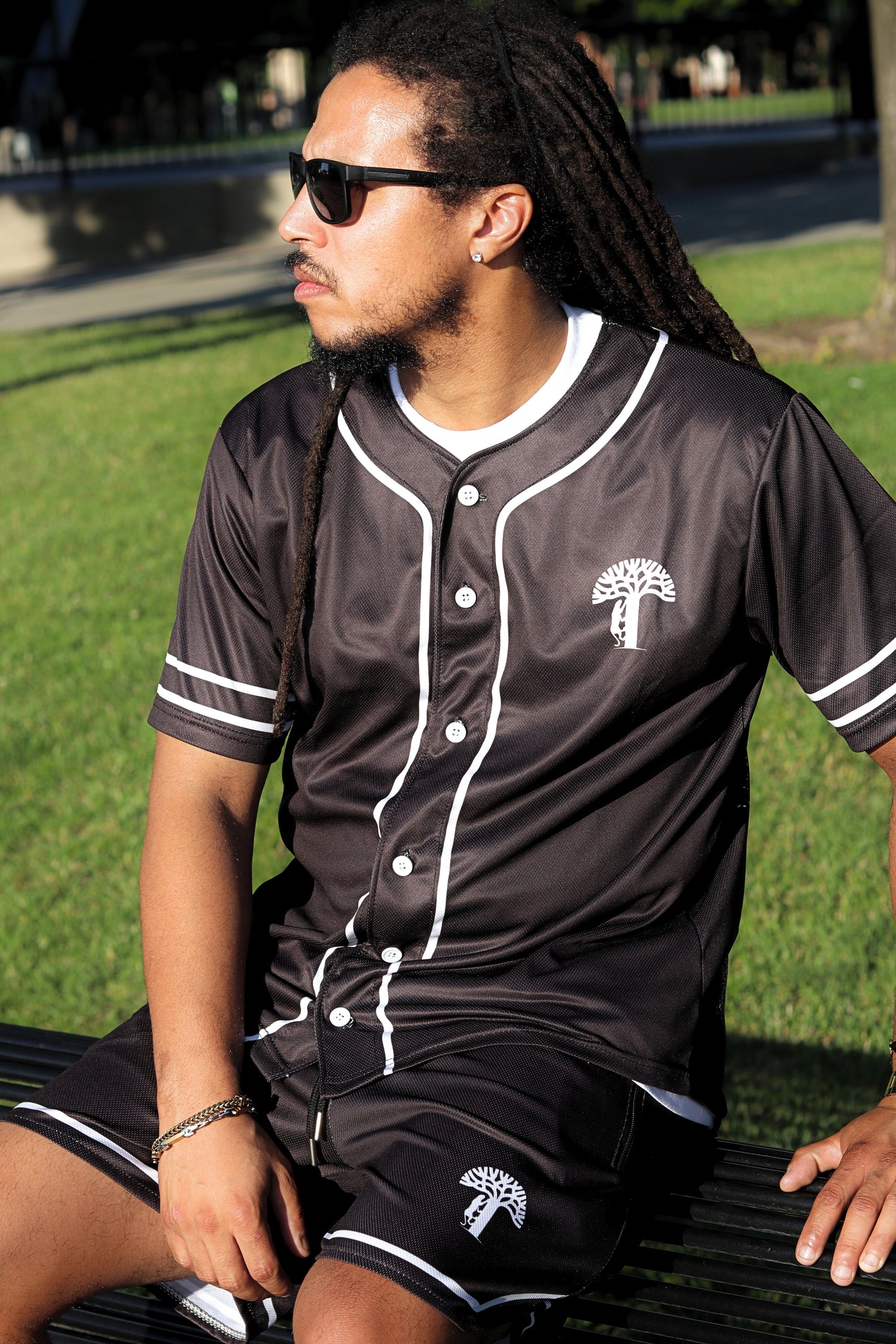 Mesh Baseball Short Set - Panther Party Edition