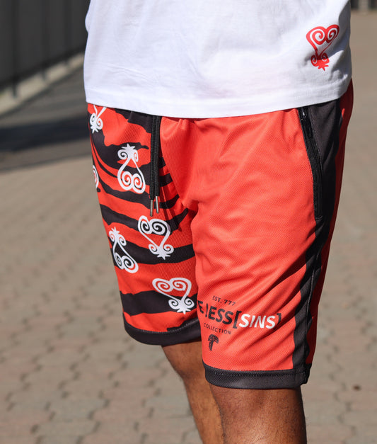 Life Less[SINS] Zebra Mesh Shorts