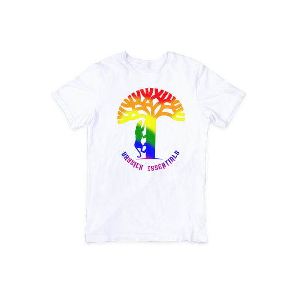 Short Sleeve Baysick Essentials Rainbow Pride T-shirt